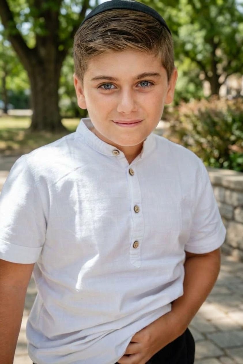 Portrait de Aaron devant le Kotel